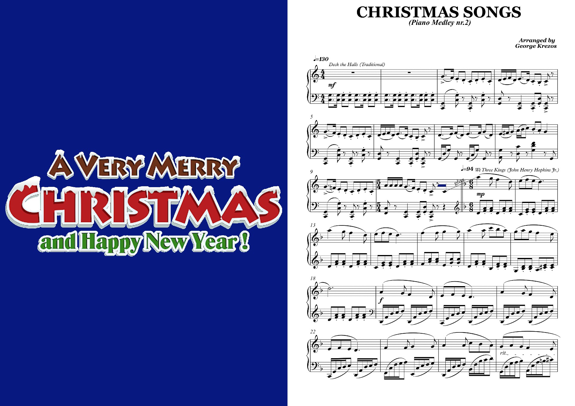 Christmas Songs Medley 2 - Arranged by George Krezos.jpg